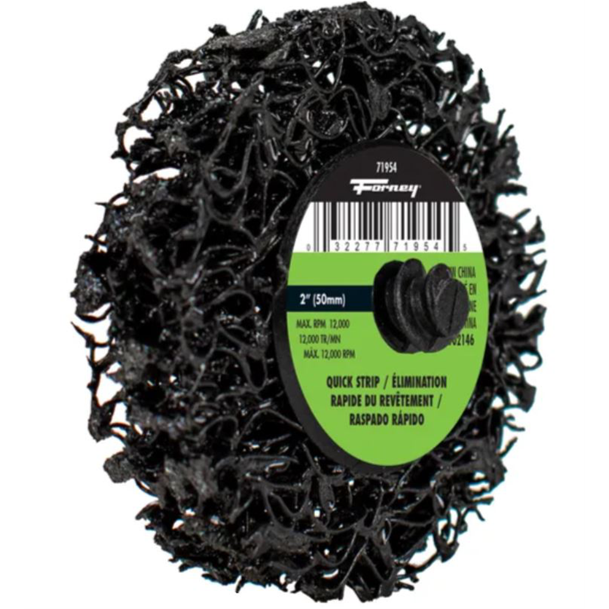 Forney Industries Quick Change Stripping Disc, 2 in